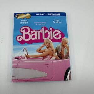 Barbie Blu-ray + Digital 2023 Movie Night Margot Robbie Ryan Gosling Comedy